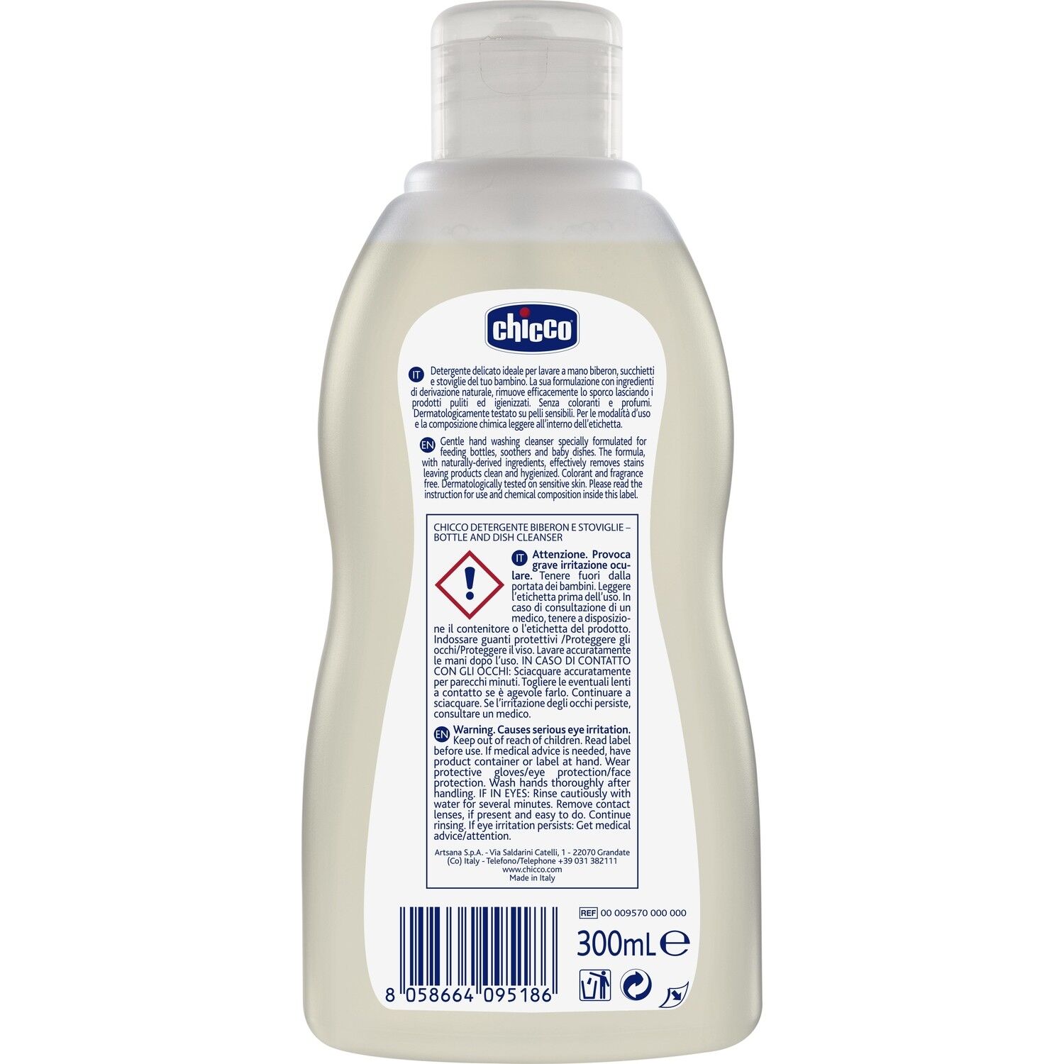 Chi̇cco Bi̇beron Emzi̇k Ve Beslenme Gereçleri̇ Temi̇zleyi̇ci̇ 300Ml