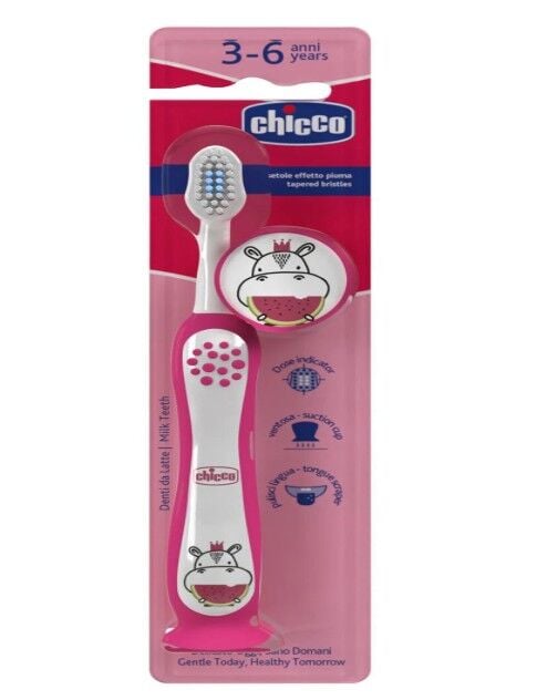 Chi̇cco Di̇ş Fırçası 3-6 Yaş Hi̇ppo