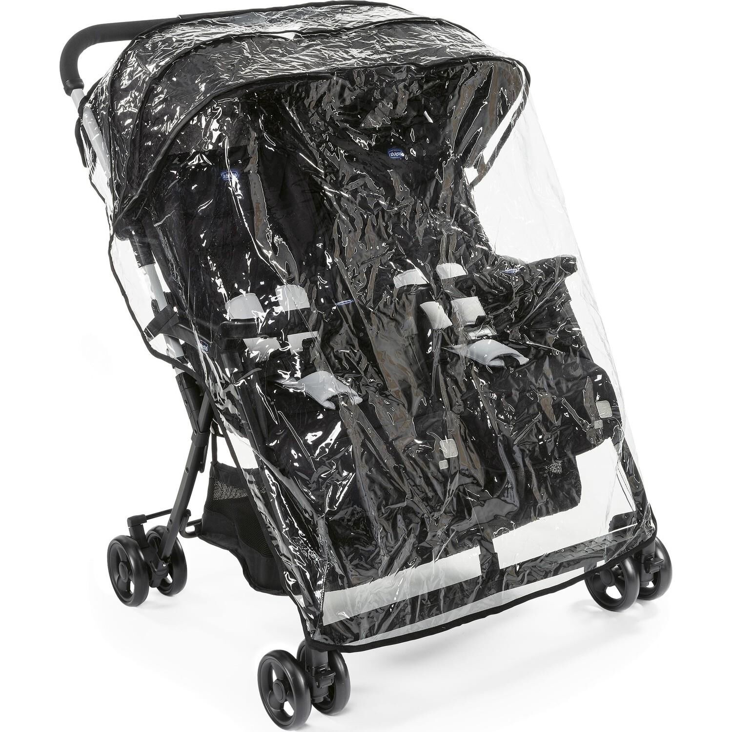 Chi̇cco Ohlala Twi̇n İki̇z Bebek Arabası Black Ni̇gth