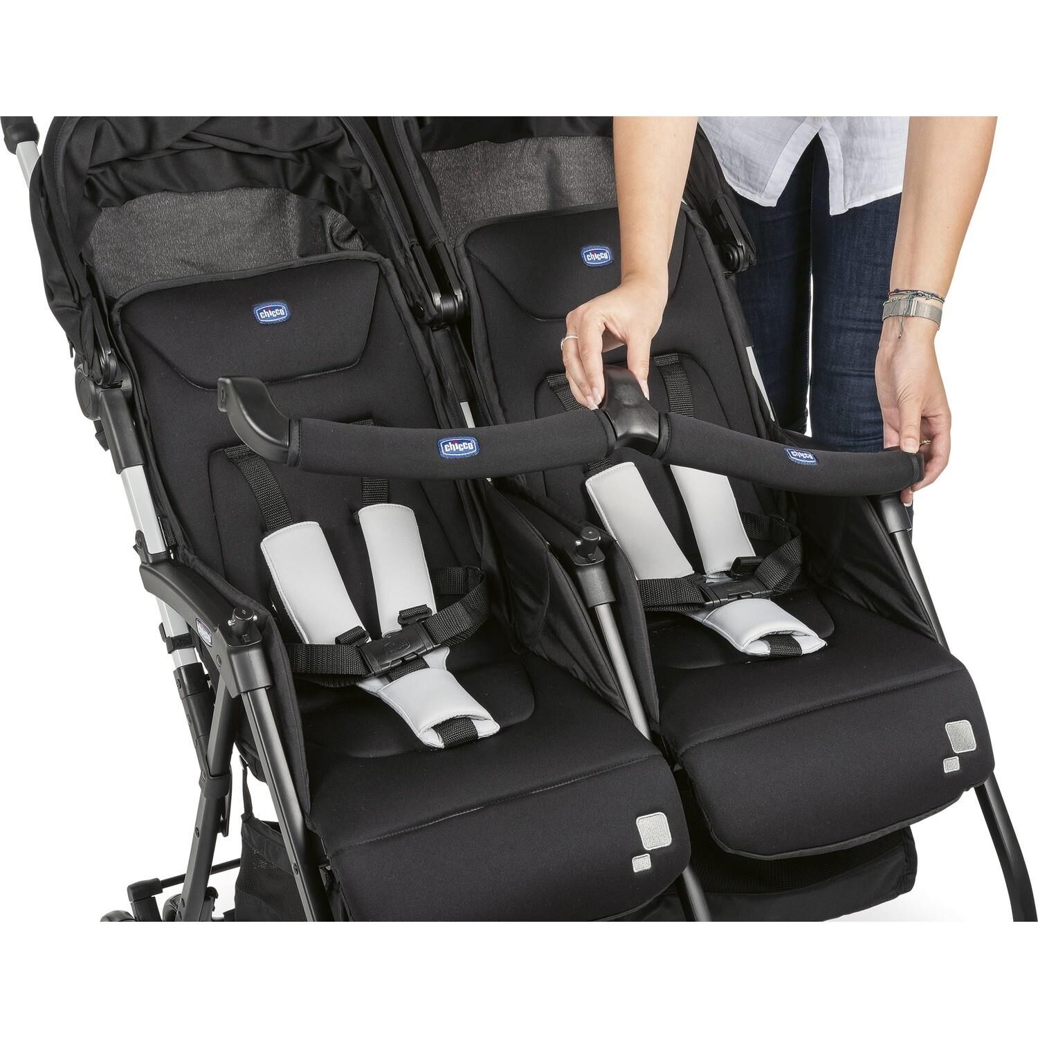 Chi̇cco Ohlala Twi̇n İki̇z Bebek Arabası Black Ni̇gth