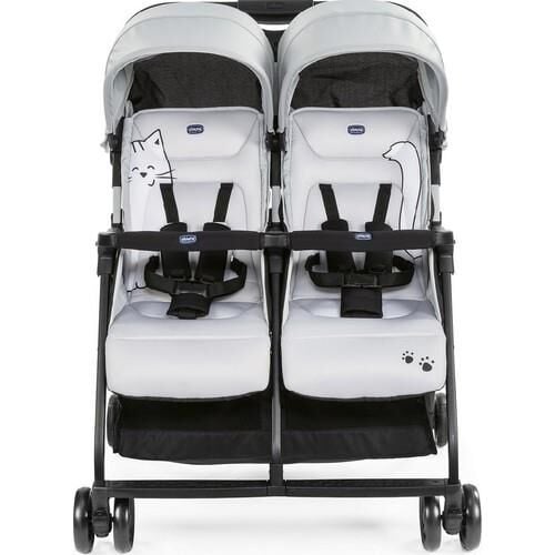 Chi̇cco Ohlala Twi̇n İki̇z Bebek Arabası Si̇lver
