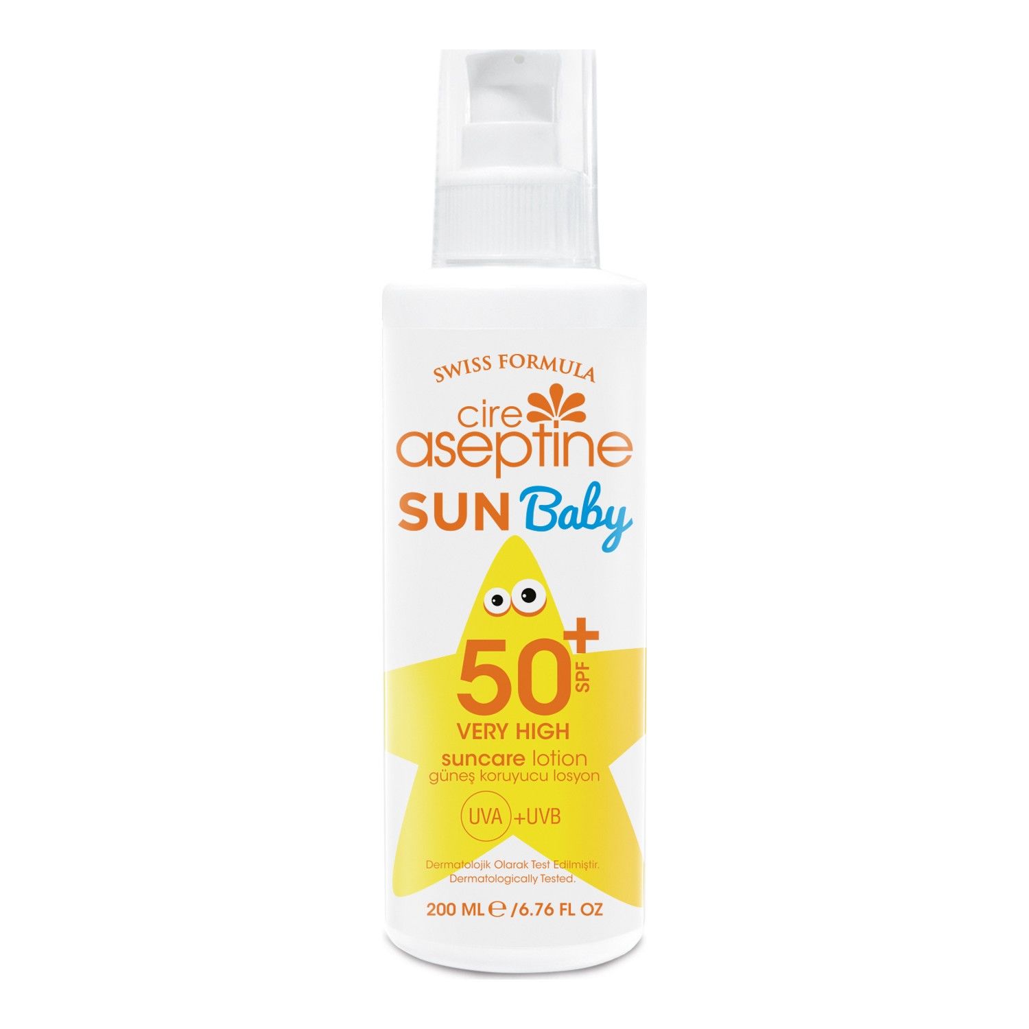 Ci̇re Asepti̇ne Sun Baby Güneş Koruyucu Losyon 50 Spf 200Ml