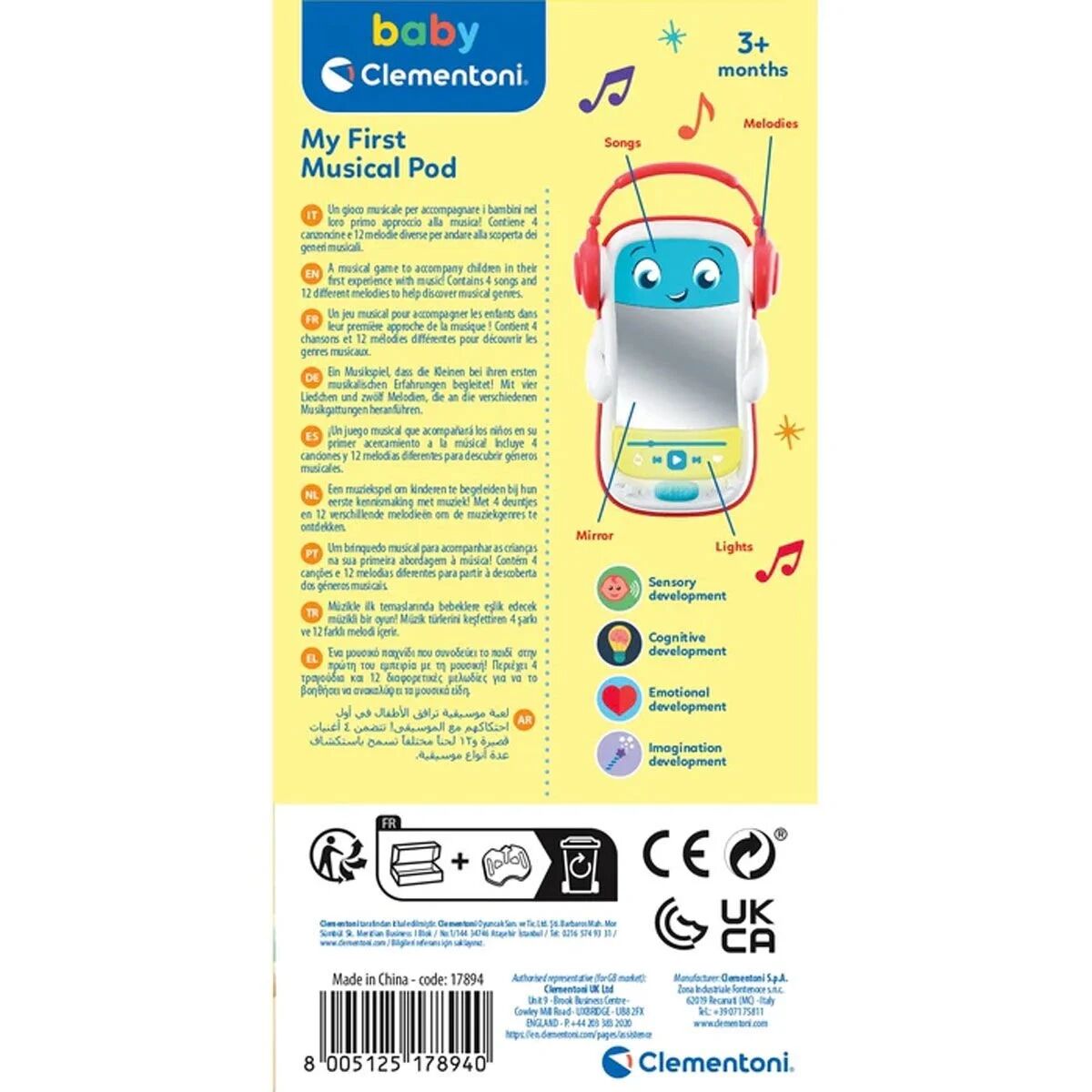 Clementoni̇ Baby Müzi̇kli̇ Pod Telefon 17894