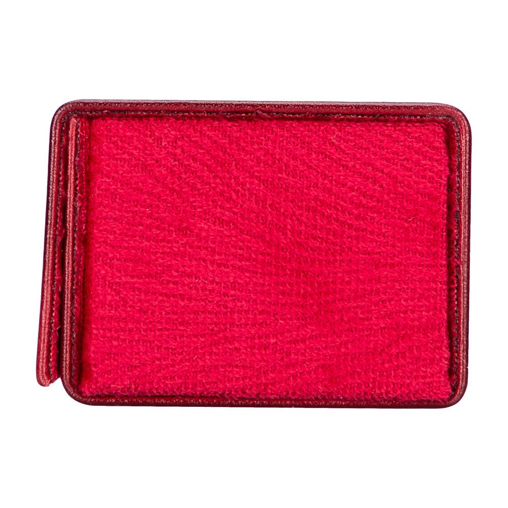 Clever Deri̇ Gözlük Kılıfı V4Ef Kırmızı