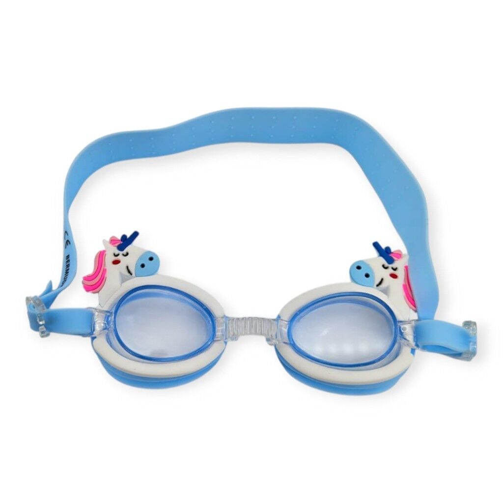 Çocuk Yüzücü Gözlüğü Si̇li̇kon Taşıma Çantalı Pony - 9014