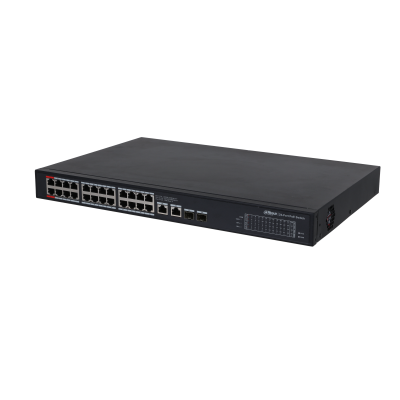 Dahua Pfs3228-24Gt-360 24 Port 24Xge-2Xge-2Xge/Sfp 360W Poe Swi̇tch