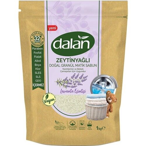 Dalan Zeyti̇nyağlı Doğal Granül Mati̇k Sabun Lavanta Esi̇nti̇si̇ 1000 Gr