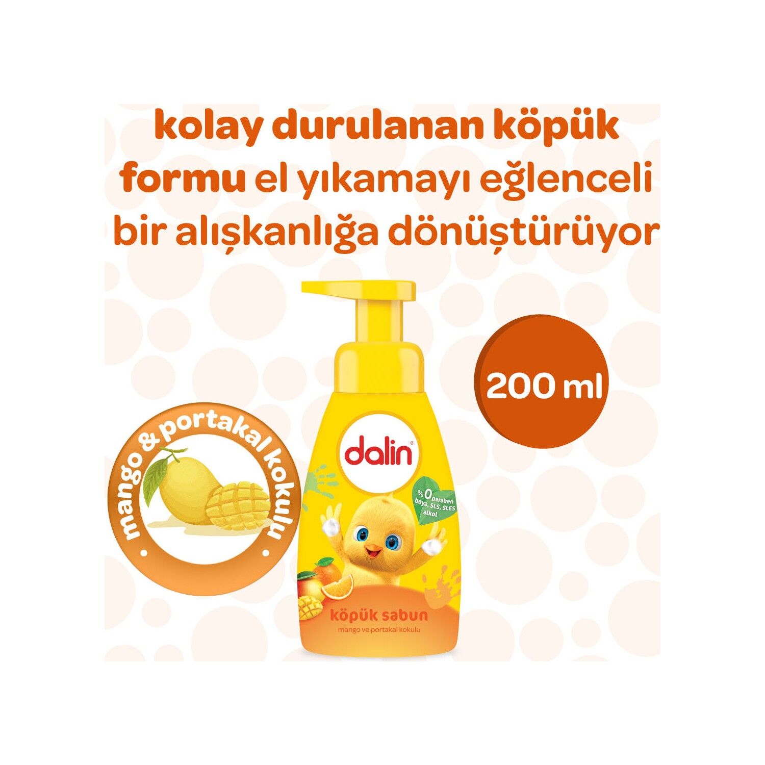 Dali̇n Köpük Sabun Mango Kokulu 200 Ml