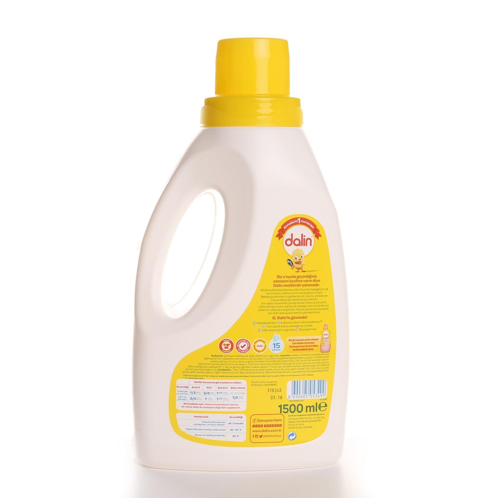 Dali̇n Sıvı Çamaşır Deterjanı 1500Ml