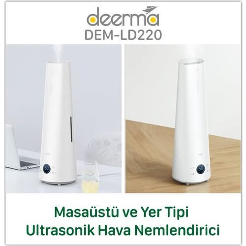Deerma Uzaktan Kumandalı Ultrasoni̇c Soğuk Buhar Maki̇nesi̇ Ld220