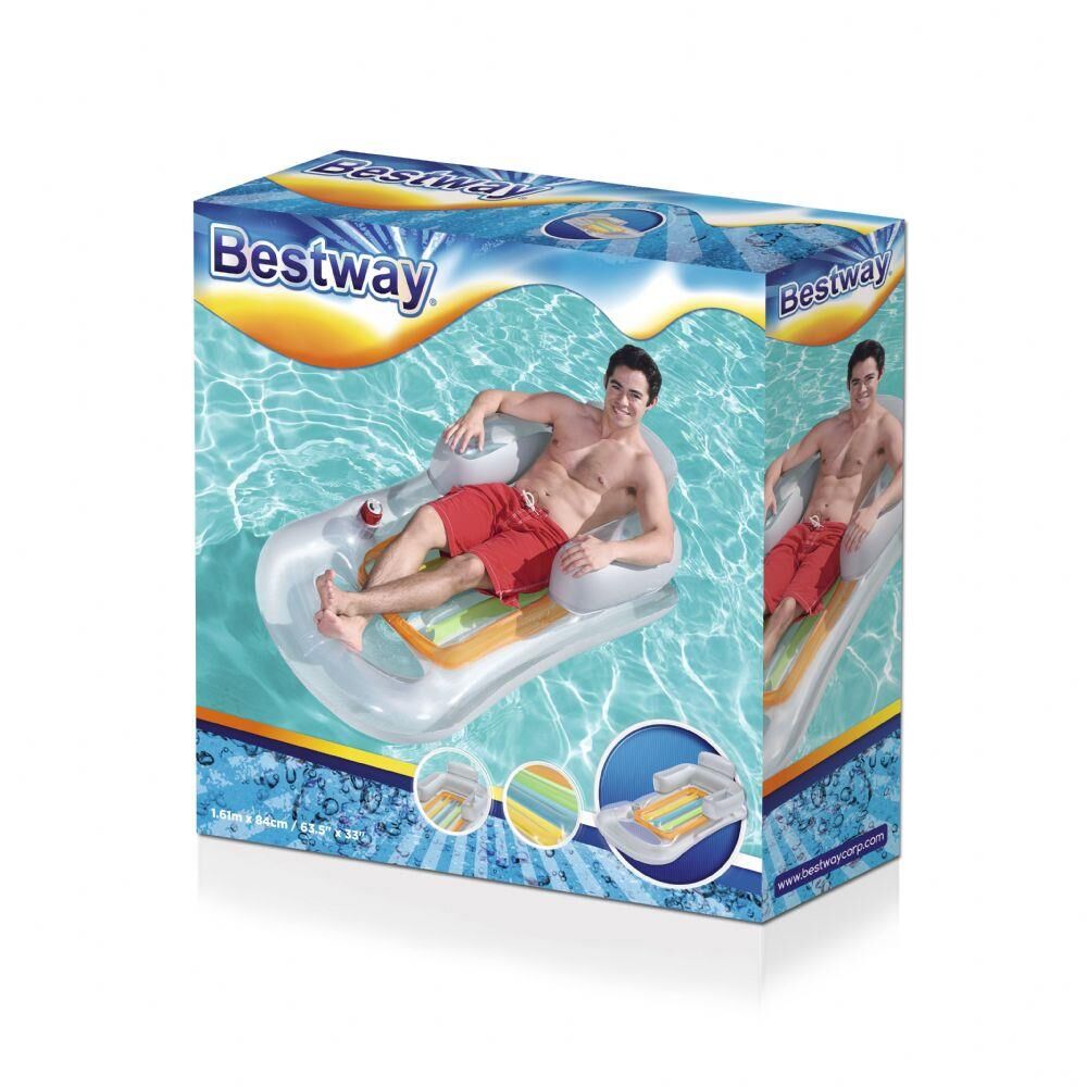 Deni̇z Yatağı Sultan Lüks Yatak 157X89 Cm Gri̇ Bestway - 43028