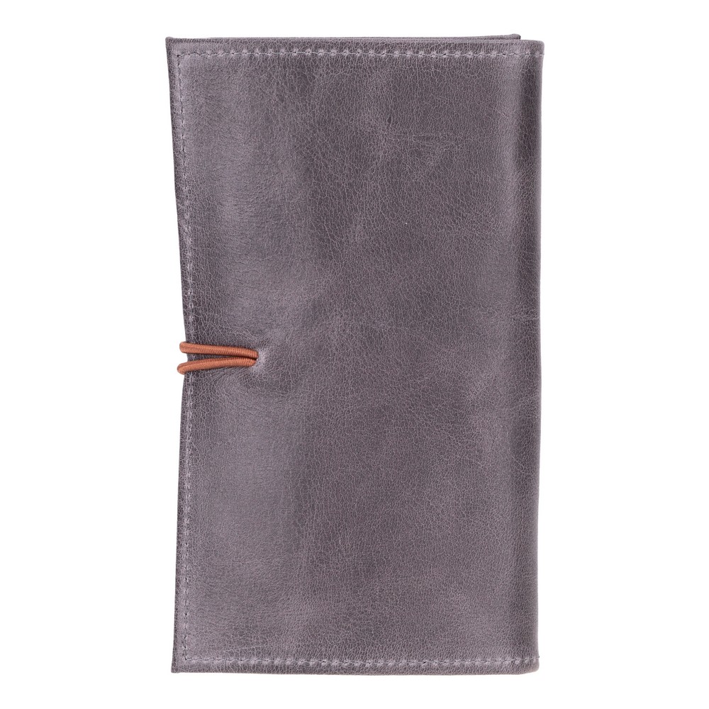 Deri̇ Kablo Aksesuar Taşıma Çantası Anti̇k Gri̇