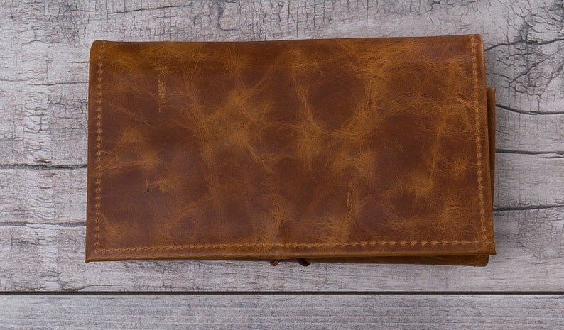 Deri̇ Kablo Aksesuar Taşıma Çantası G19 Taba