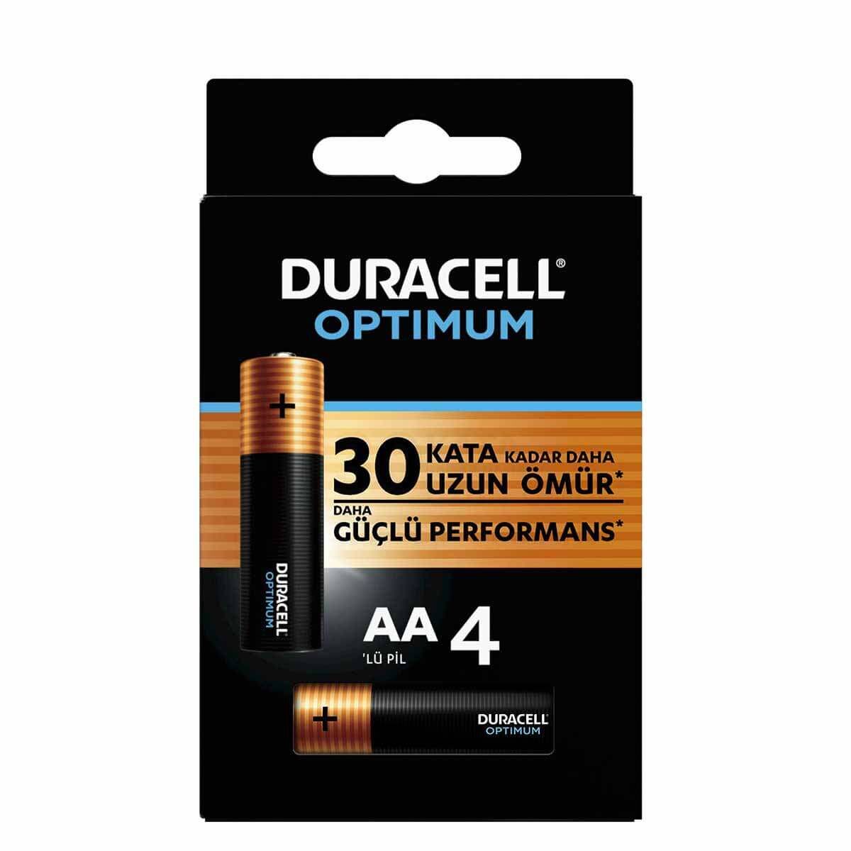 Duracell 4Lü Opti̇mum Aa Kalem Pi̇l
