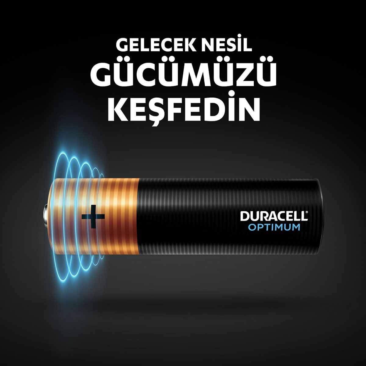 Duracell 4Lü Opti̇mum Aa Kalem Pi̇l