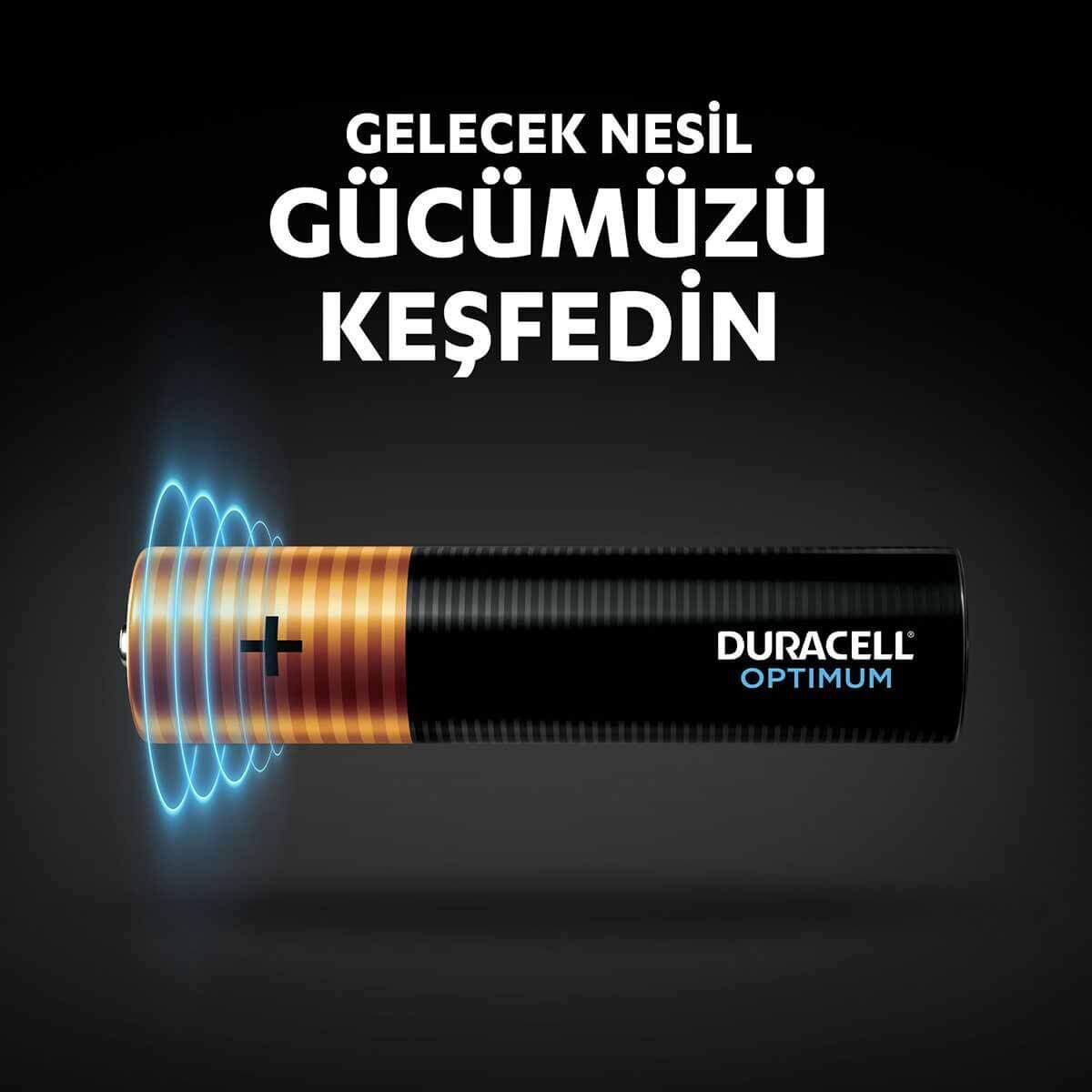 Duracell 4Lü Opti̇mum Aaa Kalem Pi̇l