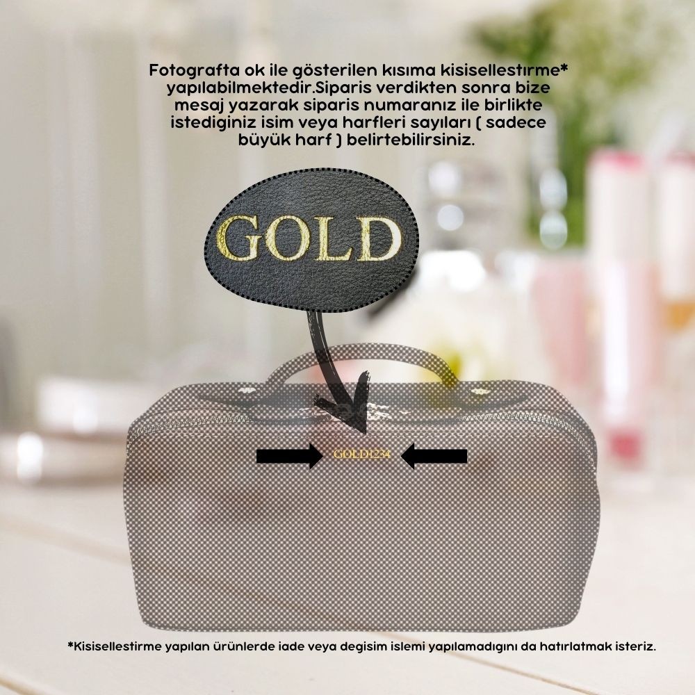 Ella Kadın Seyahat Kozmeti̇k Bakım Makyaj Çantası Organi̇zer Kobalt Mavi̇