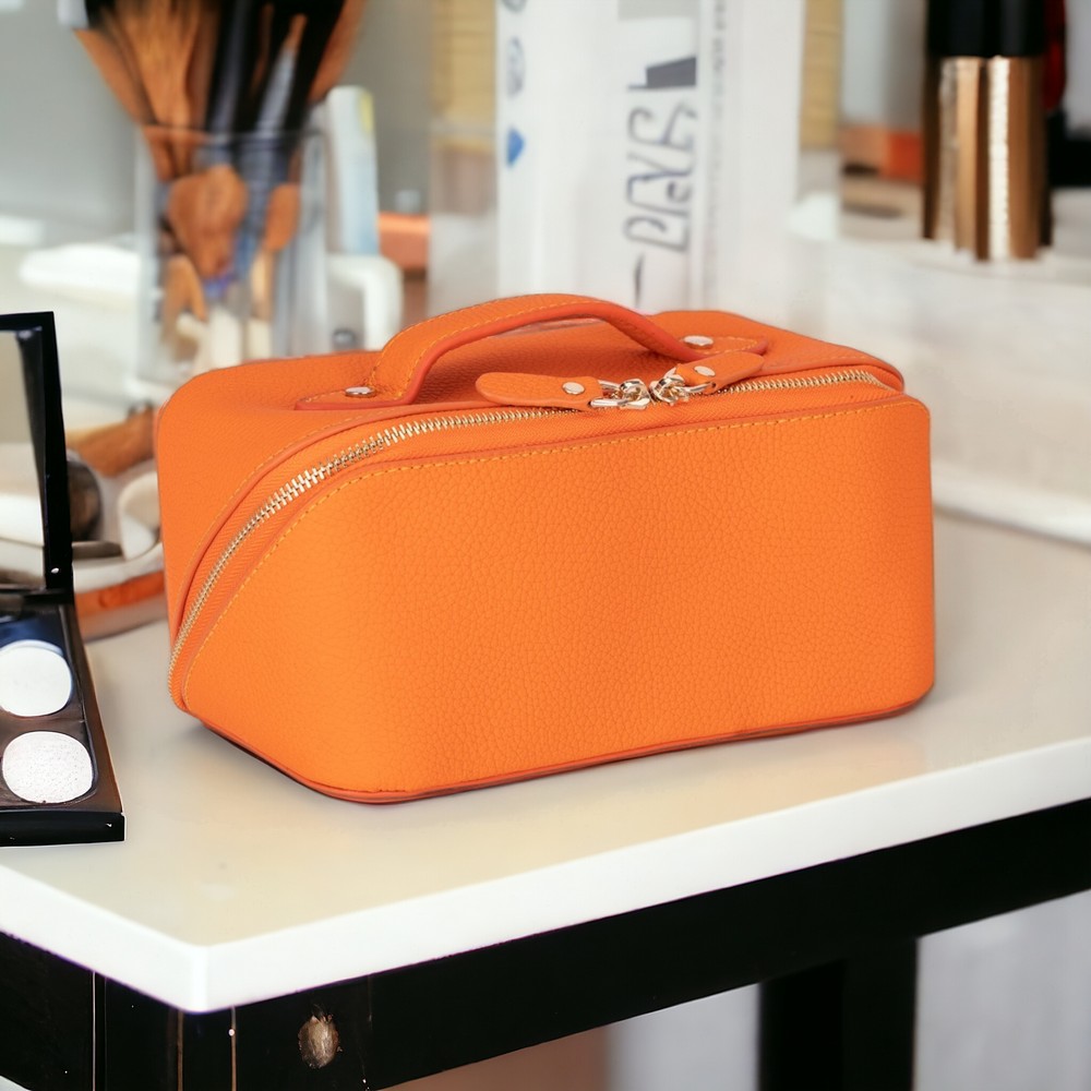 Ella Kadın Seyahat Kozmeti̇k Bakım Makyaj Çantası Organi̇zer Orange