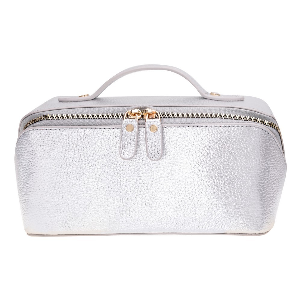 Ella Kadın Seyahat Kozmeti̇k Bakım Makyaj Çantası Organi̇zer Si̇lver