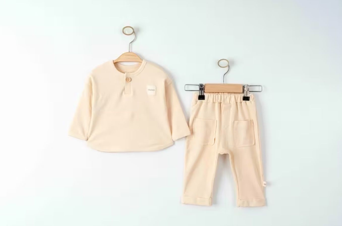 Eslenza Baby 2 Li̇ Takım 0023 Bej