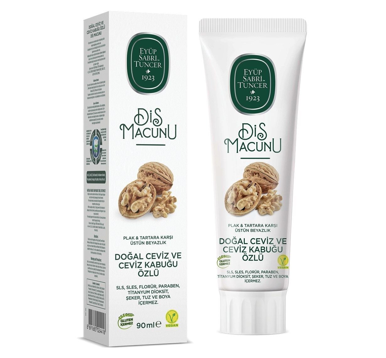 Eyüp Sabri̇ Tuncer Doğal Di̇ş Macunu 90Gr Cevi̇z & Cevi̇z Kabuğu Özlü