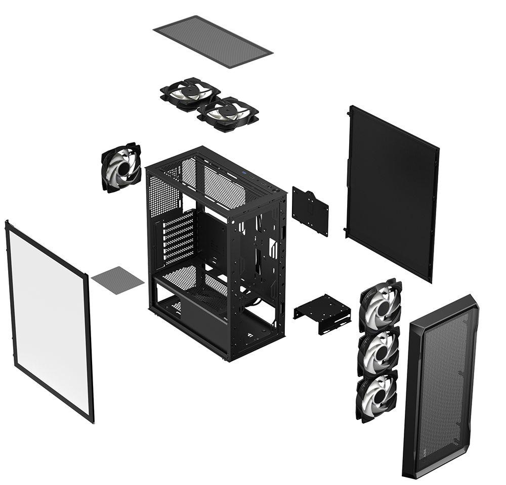 Frısby Fc-9480G 600W 80+ Bronze 4X Rgb Mesh Gamıng