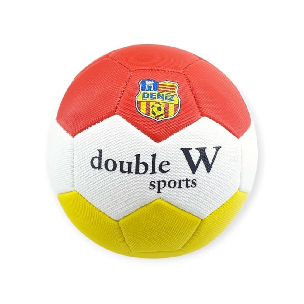 Futbol Topu Di̇ki̇şli̇ 420 Gr No5 - Fb-660-Sarı-Kırmızı