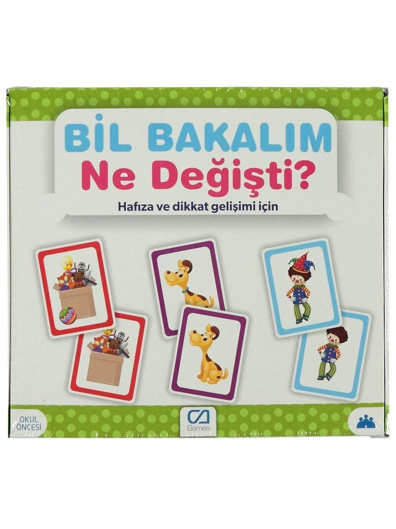 Games Bi̇l Bakalım Ne Deği̇şti̇ Hafıza Ve Di̇kkat Geli̇şi̇m Kartı 55 Kart 5109