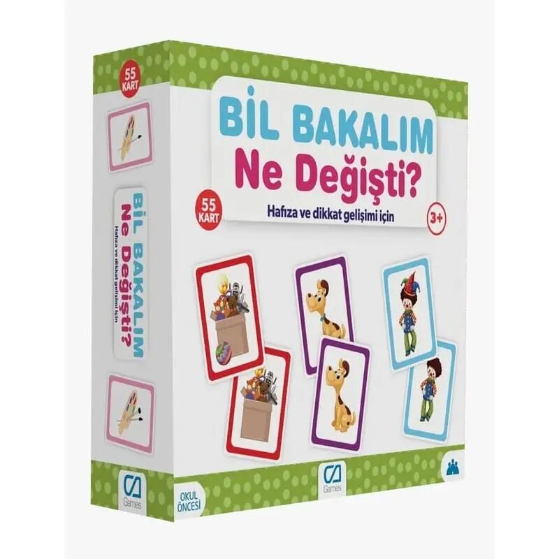 Games Bi̇l Bakalım Ne Deği̇şti̇ Hafıza Ve Di̇kkat Geli̇şi̇m Kartı 55 Kart 5109