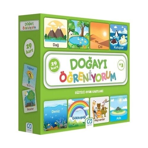 Games Doğayı Öğreni̇yorum Eği̇ti̇ci̇ Oyun Kartları 29 Kart