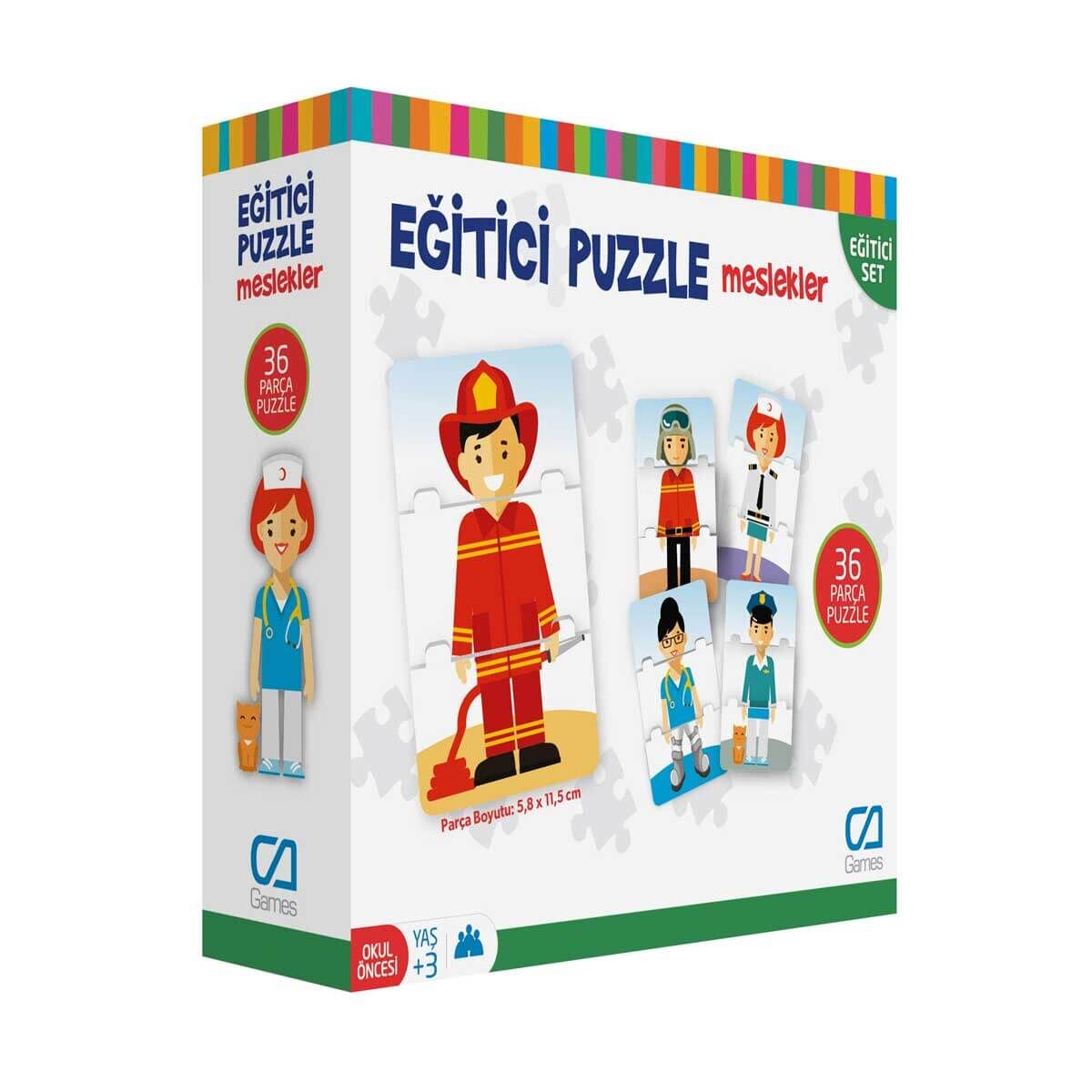 Games Eği̇ti̇ci̇ Puzzle Meslekler 36 Parça 5030