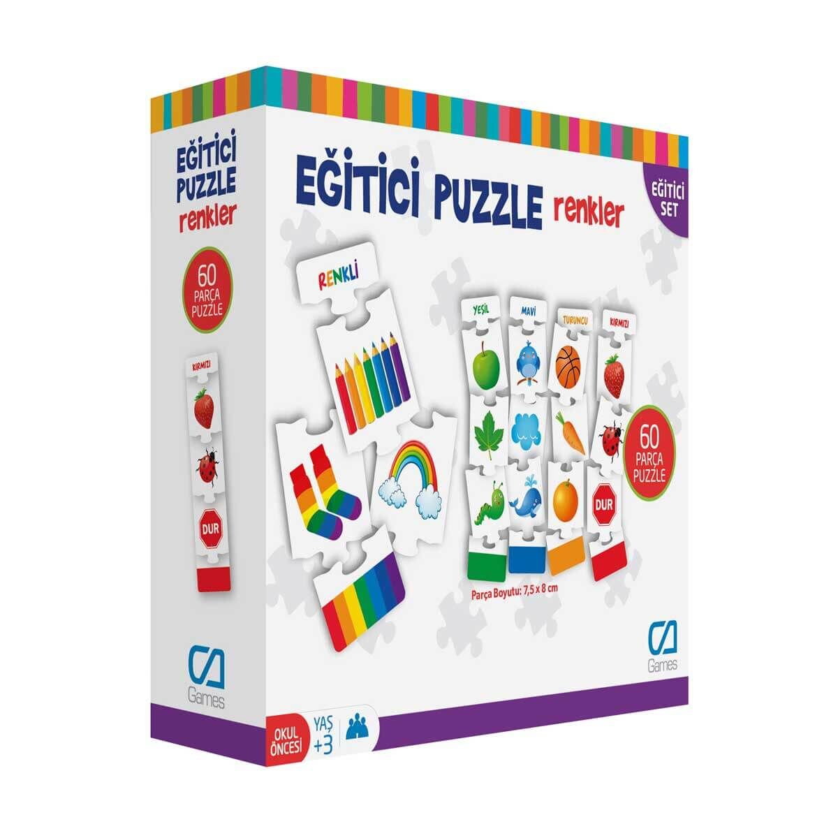 Games Eği̇ti̇ci̇ Puzzle Renkler 60 Parça 5029