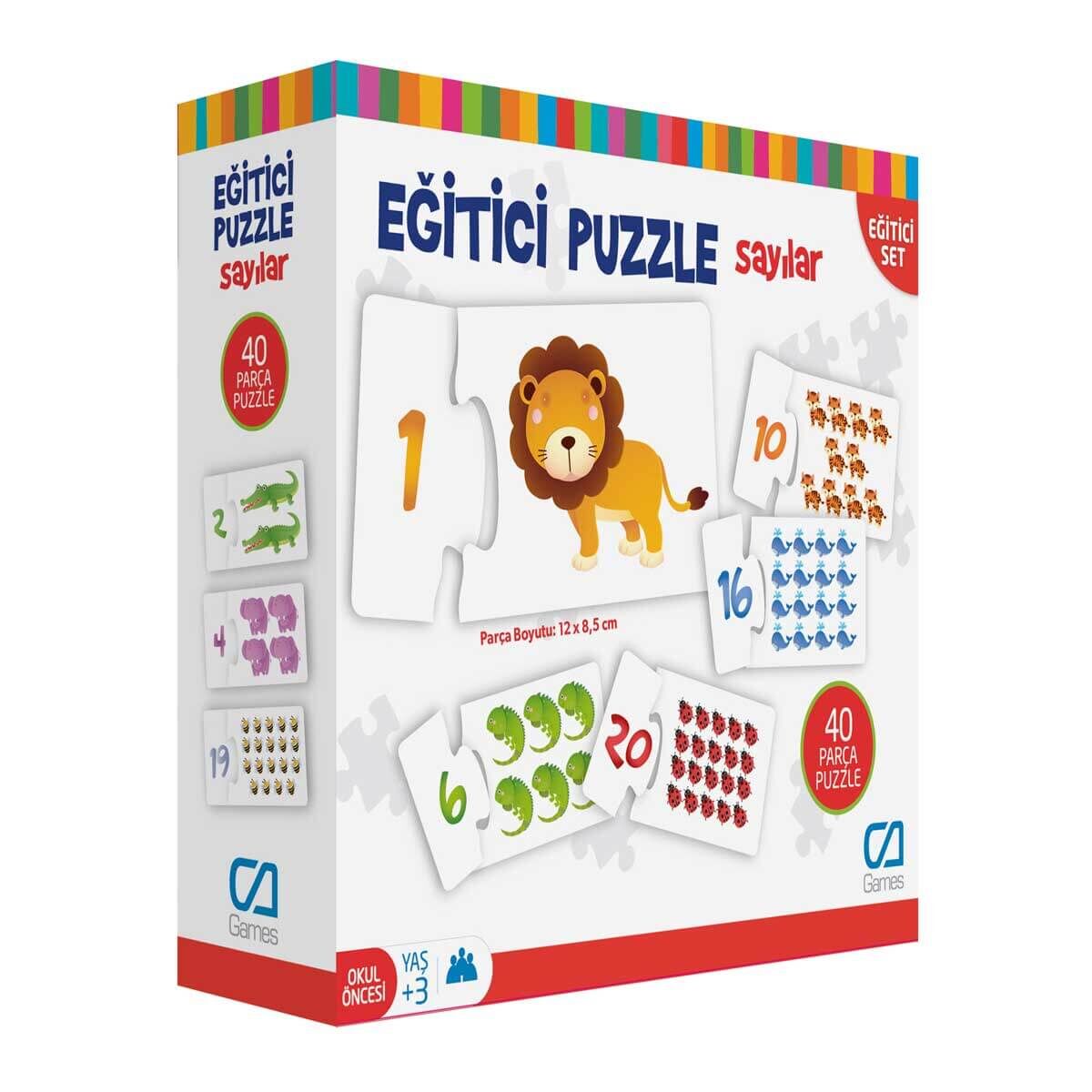 Games Eği̇ti̇ci̇ Puzzle Sayılar 40 Parça