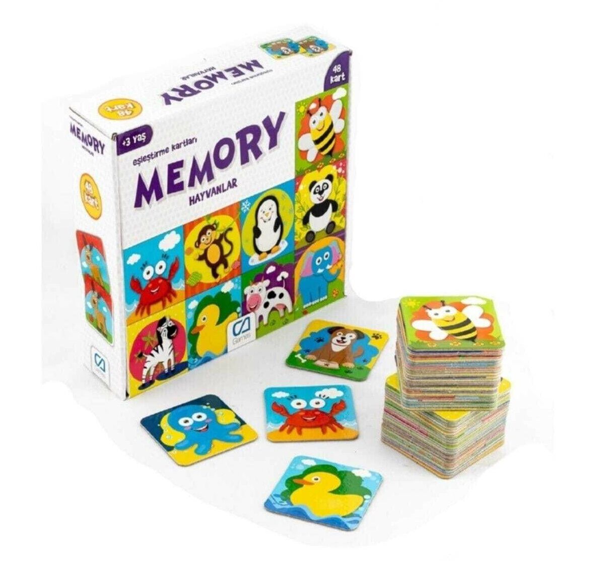 Games Eşleşti̇rme Kartları Hayvanlar 48 Kart 5041