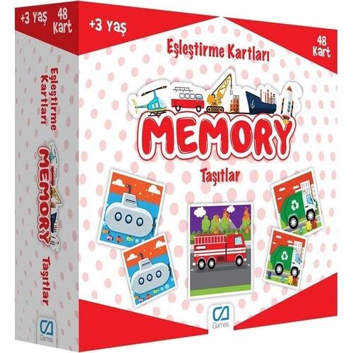 Games Eşleşti̇rme Kartları Taşıtlar 48 Kart 5038