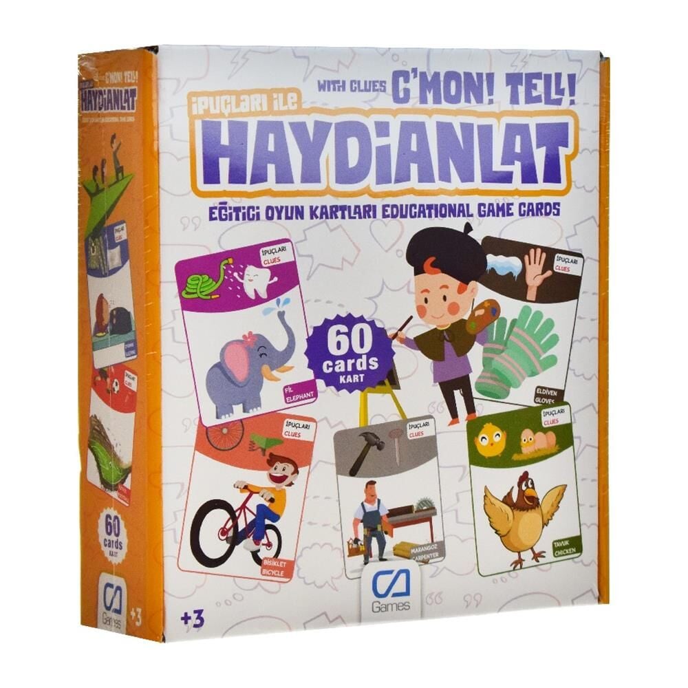 Games Haydi̇ Anlat Eği̇ti̇ci̇ Oyun Kartları 60 Kart 5080