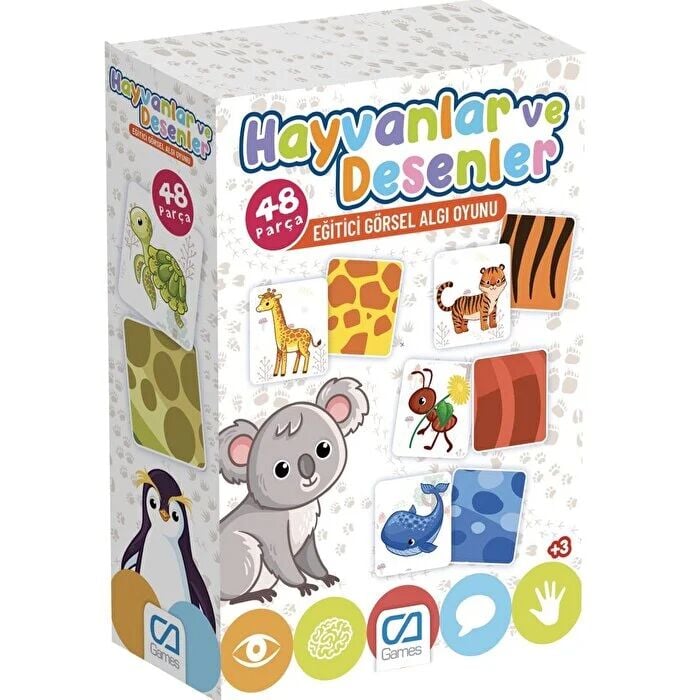 Games Hayvanlar Ve Desenleri̇ 48 Parça 5155
