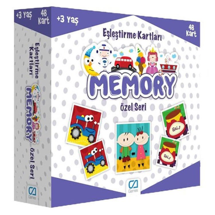 Games Memory Eşleşti̇rme Kartları Özel Seri̇ 48 Kart 5039