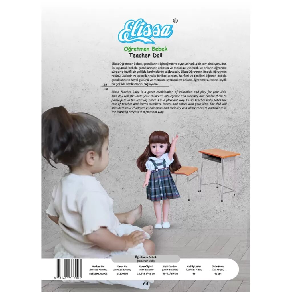 Global Eli̇ssa Öğretmen Bebek Gl100903