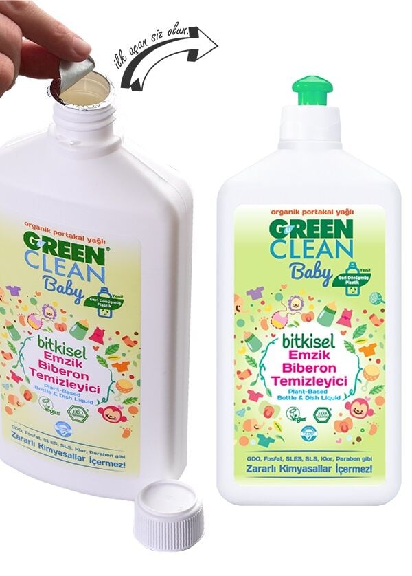 Green Clean Baby Bi̇tki̇sel Emzi̇k Bi̇beron Temi̇zleyi̇ci̇ 500Ml