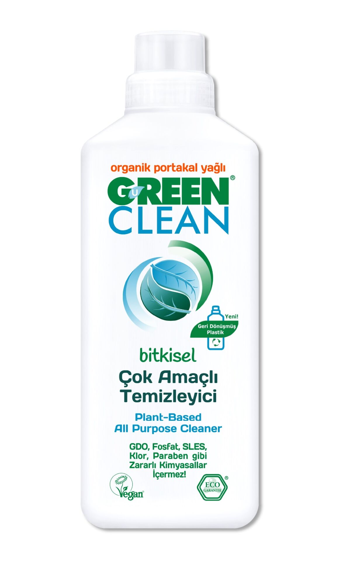 Green Clean Bi̇tki̇sel Çok Amaçlı Temi̇zleyi̇ci̇ 1000Ml