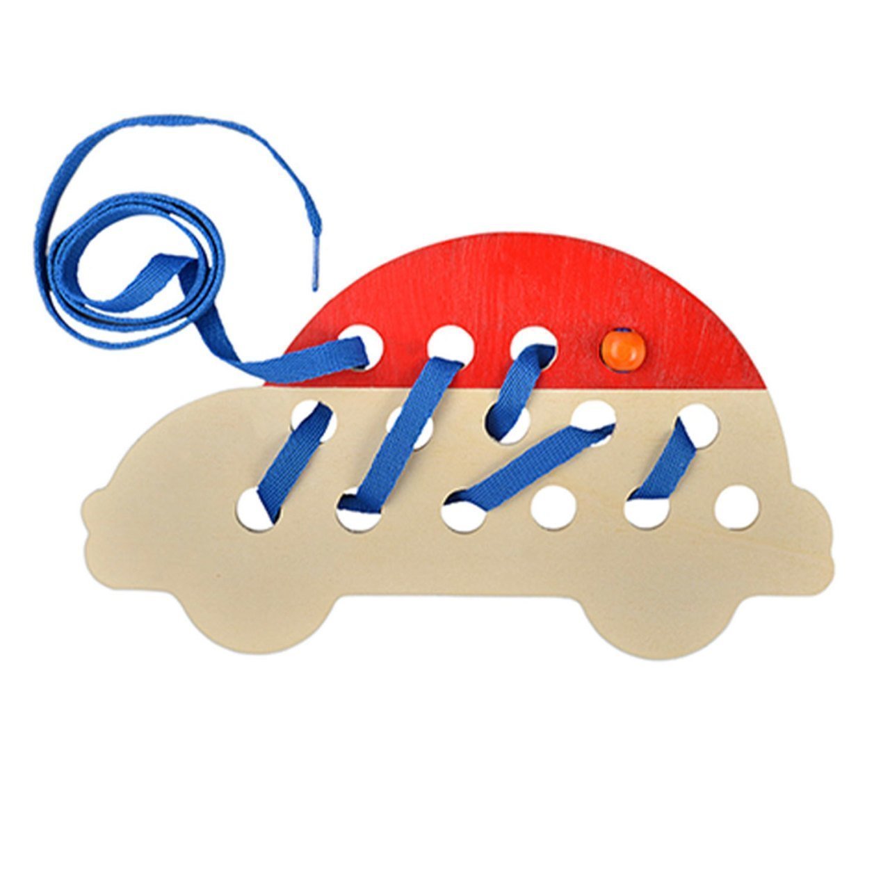 Happy Juni̇or Eği̇ti̇ci̇ Oyuncak İp Geçi̇rme Araba