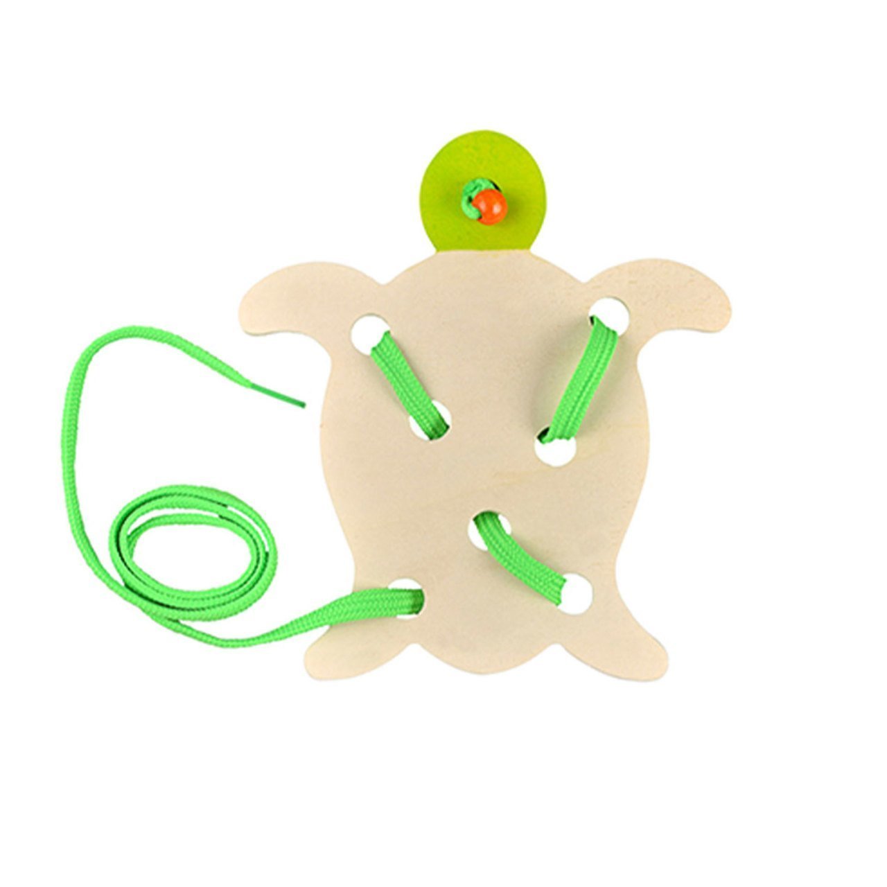 Happy Juni̇or Montessori̇ Eği̇ti̇ci̇ Oyuncak İp Geçi̇rme Kaplumbağa