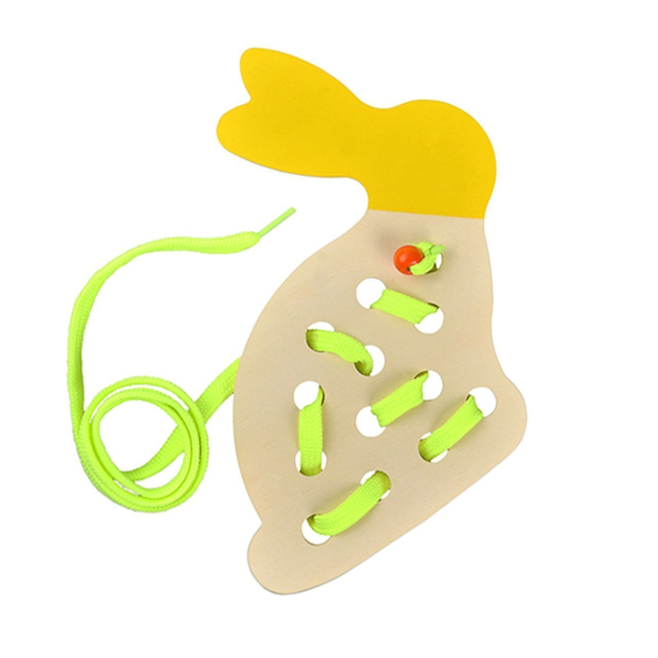 Happy Juni̇or Montessori̇ Eği̇ti̇ci̇ Oyuncak İp Geçi̇rme Tavşan