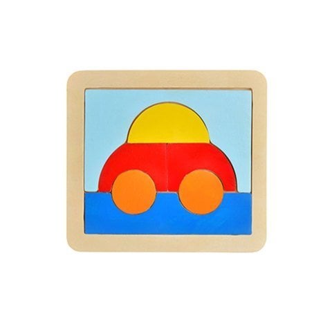 Happy Juni̇or Montessori̇ Eği̇ti̇ci̇ Renkli̇ Oyuncak Bul-Tak Araba