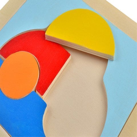 Happy Juni̇or Montessori̇ Eği̇ti̇ci̇ Renkli̇ Oyuncak Bul-Tak Araba