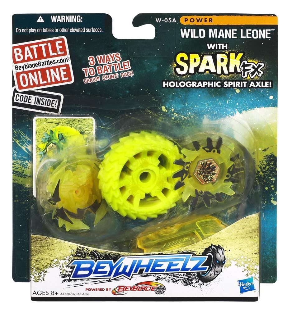 Hasbro Beyblade Beywheelz Battler W-05 A Wi̇ld Mane Leone - 37358-A1750