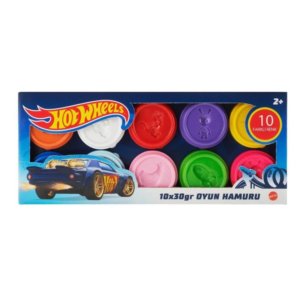Hhj38 - Hot Wheels 10X30Gr Oyun Hamuru