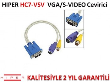 Hıper Hc7-Vsv Vga/S-Vıdeo Çevi̇ri̇ci̇