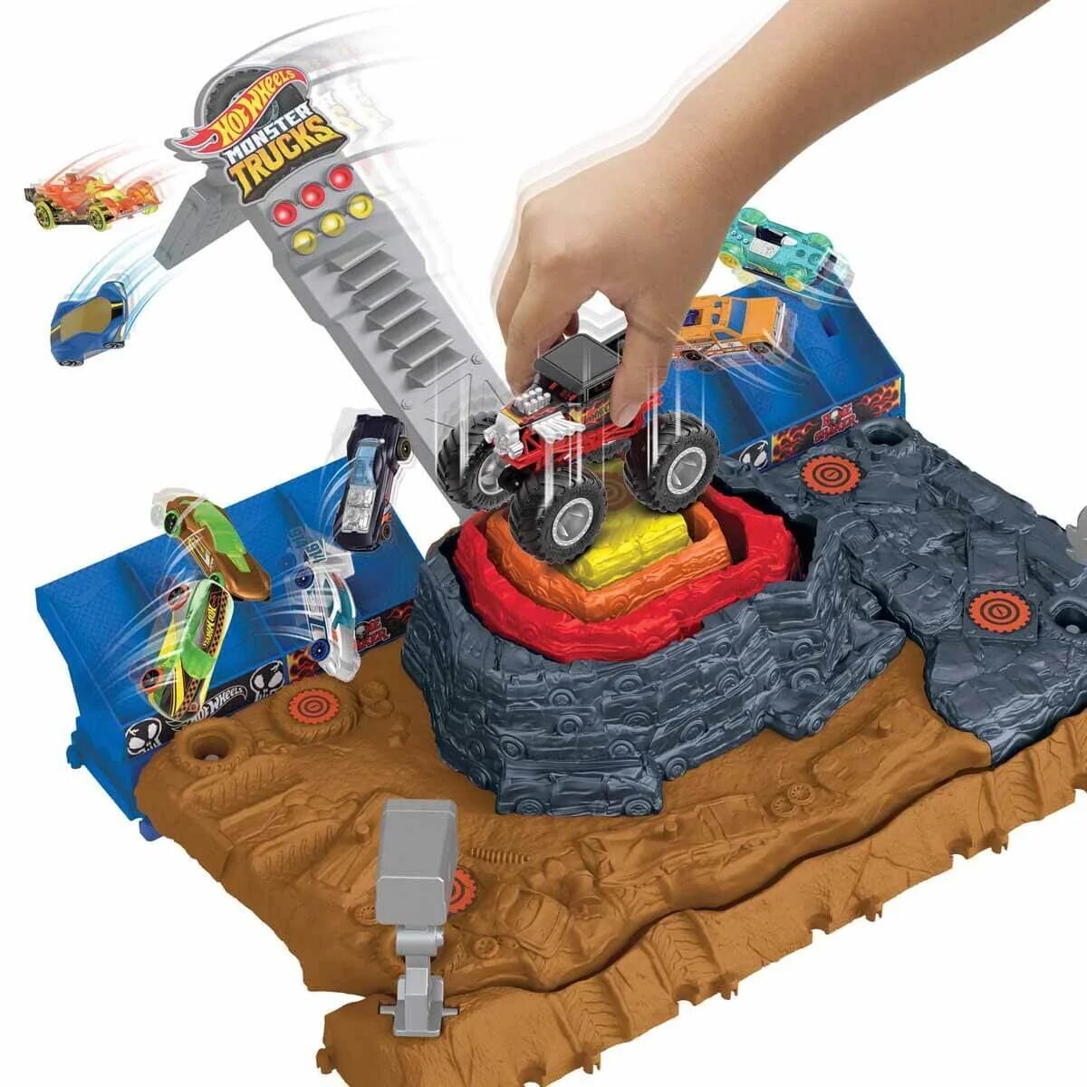 Hot Wheels Monster Trucks Muhteşem Çarpışma Arenası Hnb96